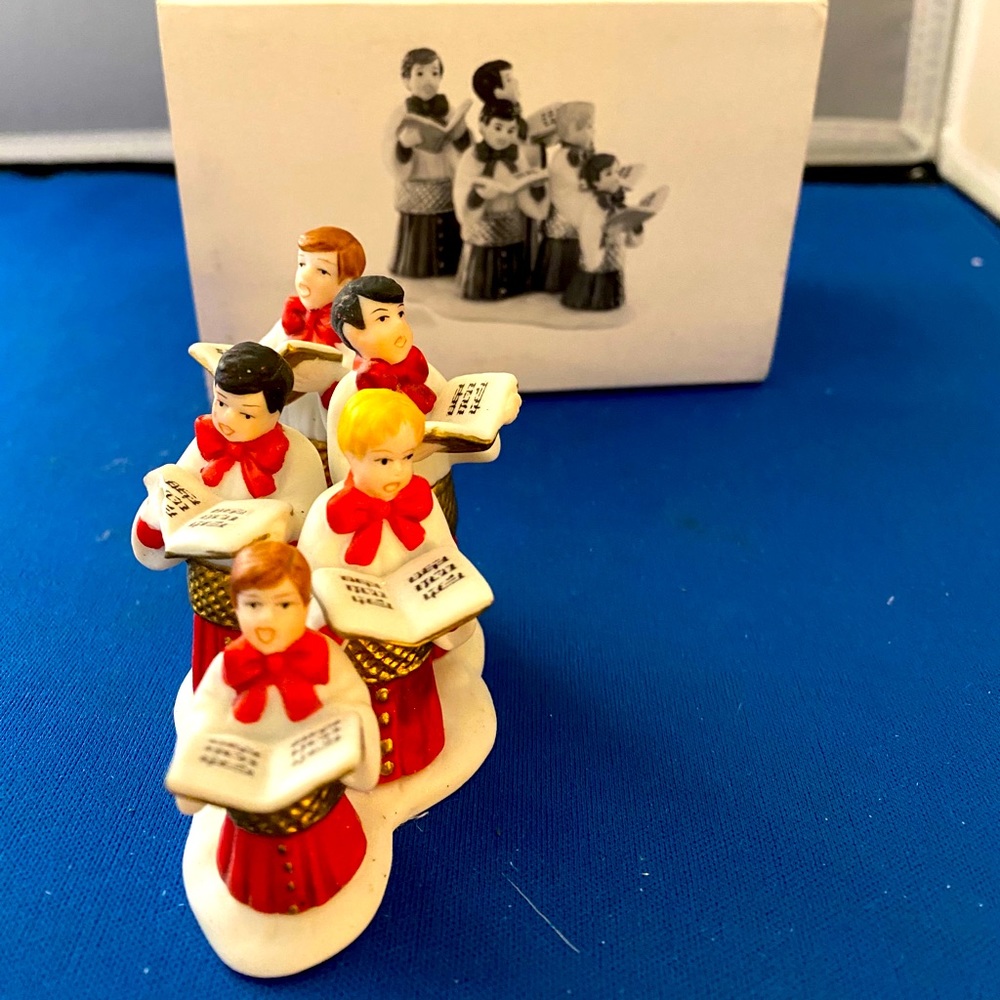 Dept 56 choir boys